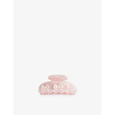 Emi Jay Womens  Sweetheart Acetate Claw Hair Clip In Pink