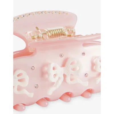 Emi Jay Womens  Sweetheart Acetate Claw Hair Clip In Pink