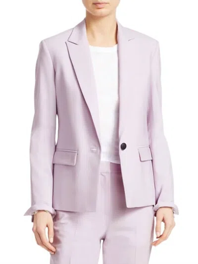 Rag & Bone Cairo Single-breasted Blazer In Lilac In Purple