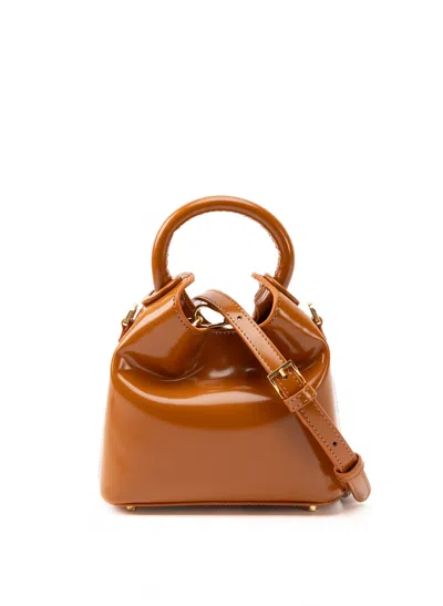 Elleme Madeleine Patent Leather Caramel
