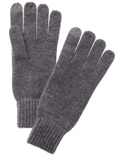 Naadam Collection Ribbed Wool & Cashmere-blend Gloves In Gray
