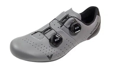 Vittoria Unisex Veloce Carbon Road Cycling Shoes In Grey/black In Multi