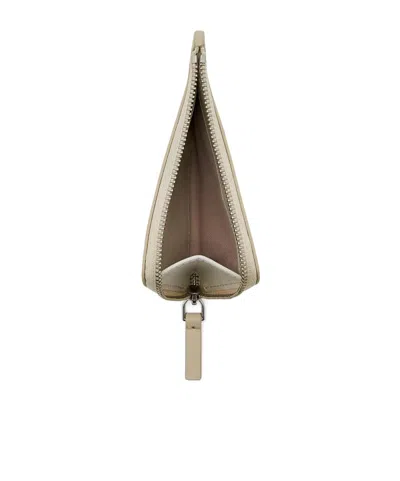 Marc Jacobs Zippered Mini Wallet With Pendant In Nude