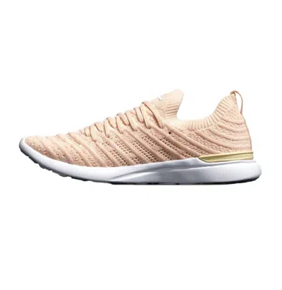 Apl Athletic Propulsion Labs Women's Techloom Wave Shoes In Vanilla/creme/melange In Neutral