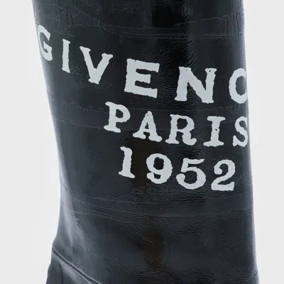 Givenchy Black Leather Boots In Black