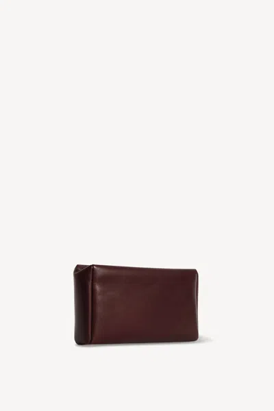 The Row Rectangular Clutch In Burgundy