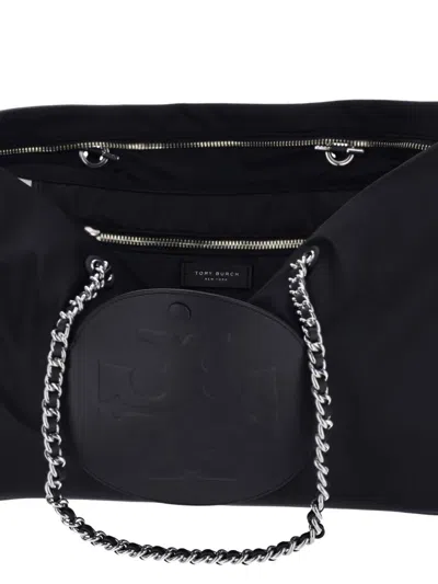 Tory Burch Ella Chain Small Crossbody In Black