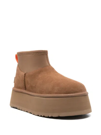 Ugg 50mm Classic Mini Dipper Suede Boots In Brown