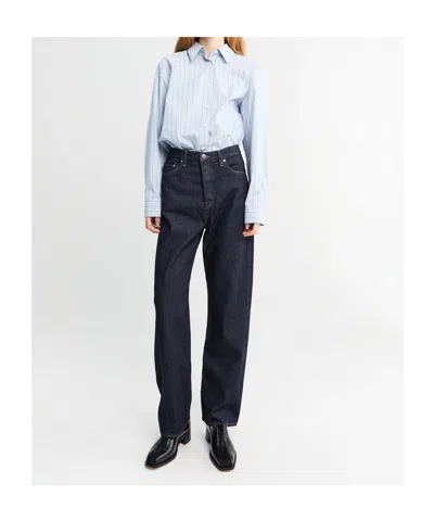 Totême Twisted-seam Jeans In Blue