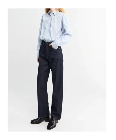 Totême Twisted-seam Jeans In Blue