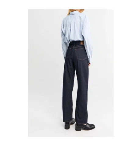 Totême Twisted-seam Jeans In Blue