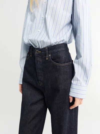 Totême Twisted-seam Jeans In Blue