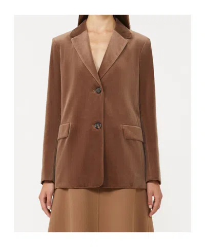 Max Mara 's  Single-breasted Tailored Blazer In Blue