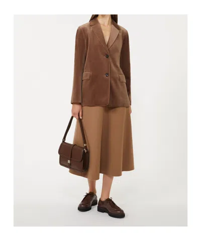 Max Mara 's  Single-breasted Tailored Blazer In Blue