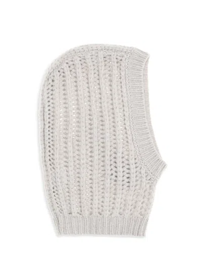 Brunello Cucinelli Women Cashmere Balaclava In Gray