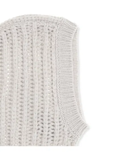 Brunello Cucinelli Women Cashmere Balaclava In Gray