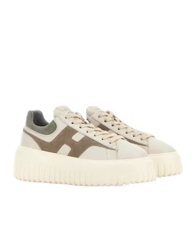 Hogan H-stripes Sneakers In Multi