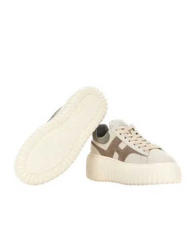 Hogan H-stripes Sneakers In Multi