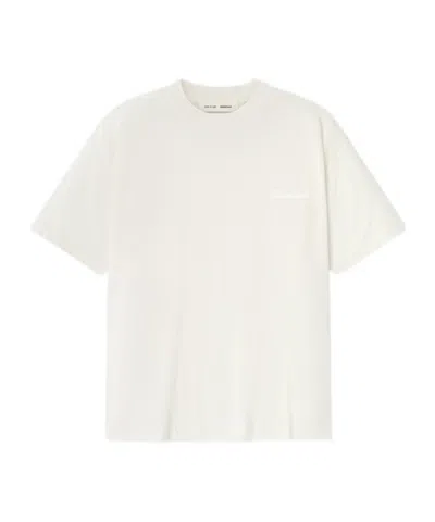 Essentials Embroidered Essential Tee In White