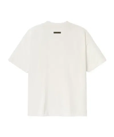 Essentials Embroidered Essential Tee In White