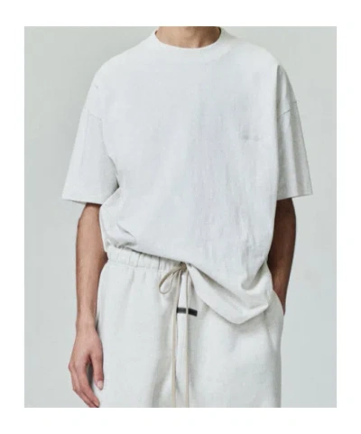 Essentials Embroidered Essential Tee In White