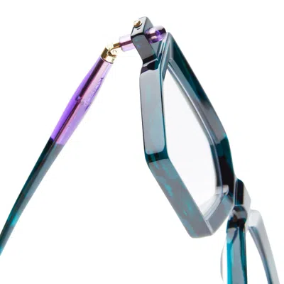 Kuboraum Maske P26  Marble Green In Black