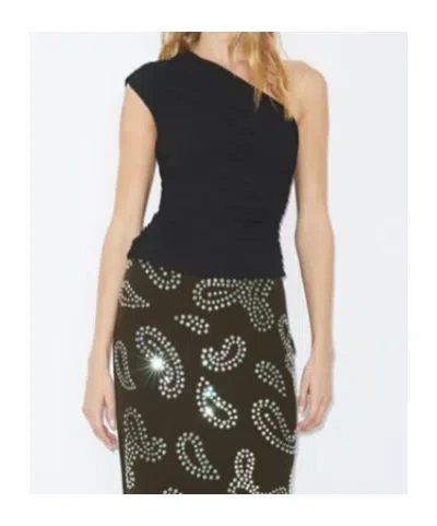 Tory Burch Jersey Top In Black