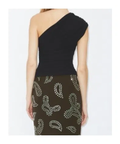 Tory Burch Jersey Top In Black