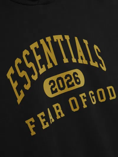 Essentials Classic Fleece Hoodie In Black