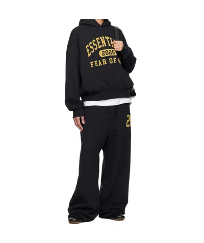 Essentials Classic Fleece Hoodie In Black