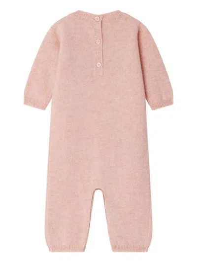 Bonpoint Long-sleeved Bodysuit In Pink