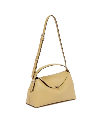 Totême T-lock Top Handle Tote Bag In Neutral