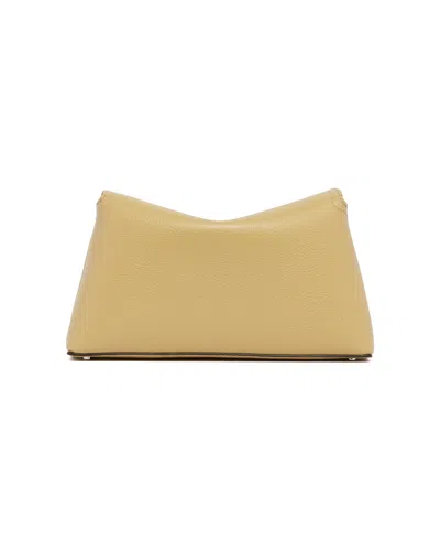 Totême T-lock Clutch Bag In Neutral