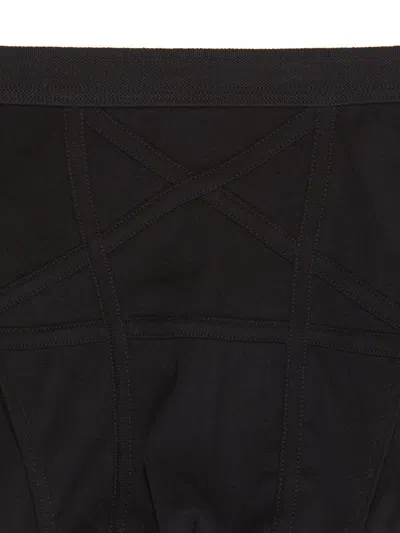 Rick Owens Penta Brief In Black