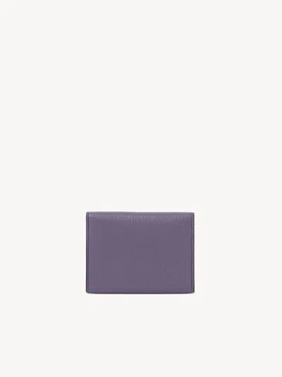 Chloé Grain Leather Envelope Card Holder In Multi