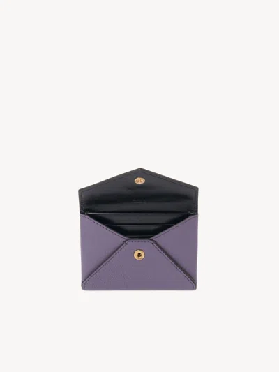 Chloé Grain Leather Envelope Card Holder In Multi