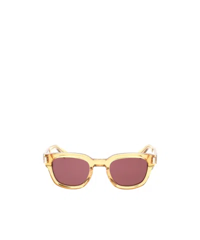 Saint Laurent Eyewear Square Frame Sunglasses In Brown