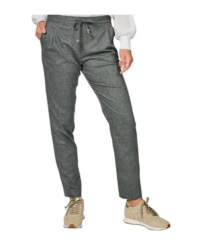 Fabiana Filippi Lace-up Casual Pants In Black