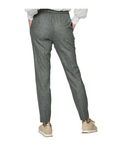 Fabiana Filippi Lace-up Casual Pants In Black