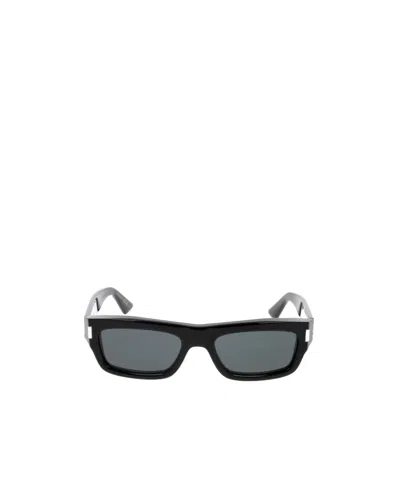 Saint Laurent Eyewear Rectangular Frame Sunglasses In Brown