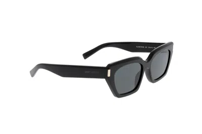 Saint Laurent Eyewear Square Frame Sunglasses In Black