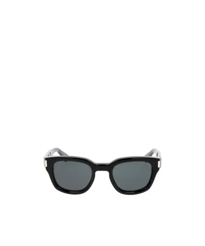 Saint Laurent Eyewear Square Frame Sunglasses In Black