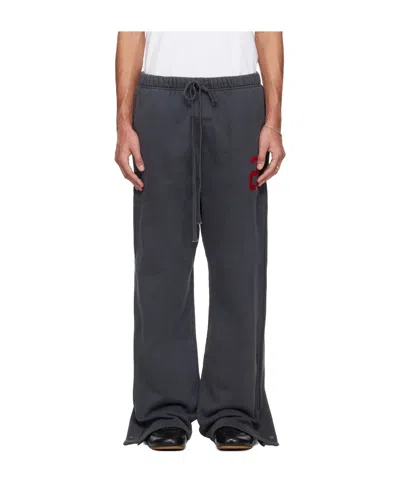 Essentials Holiday Heavy Fleece Tearaway Sweatpants In Gray