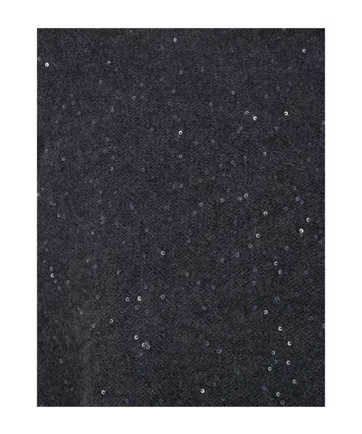 Fabiana Filippi Short-sleeved Sweater In Black