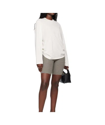 Essentials Cotton-blend Jersey T-shirt. In White