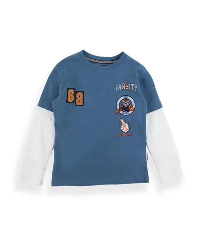 Sovereign Code Boys' Harper Long Sleeve T-shirt - Little Kid, Big Kid In Blue