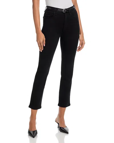 Rag & Bone Flexi Wren High Rise Slim Ankle Jeans In Black In Black