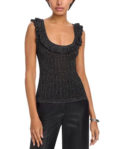 Paige Clareen Sweater Tank In Black