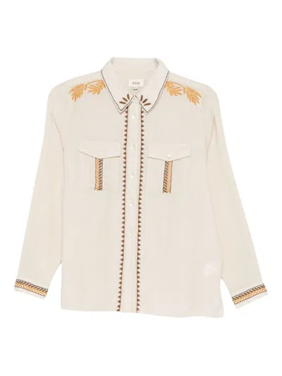 Diega Double Pocket Shirt Cherlo In Neutral