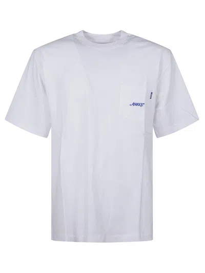 Awake Ny "pocket Tee" T-shirt In White
